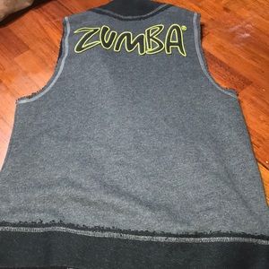 Zumba workout vest size large